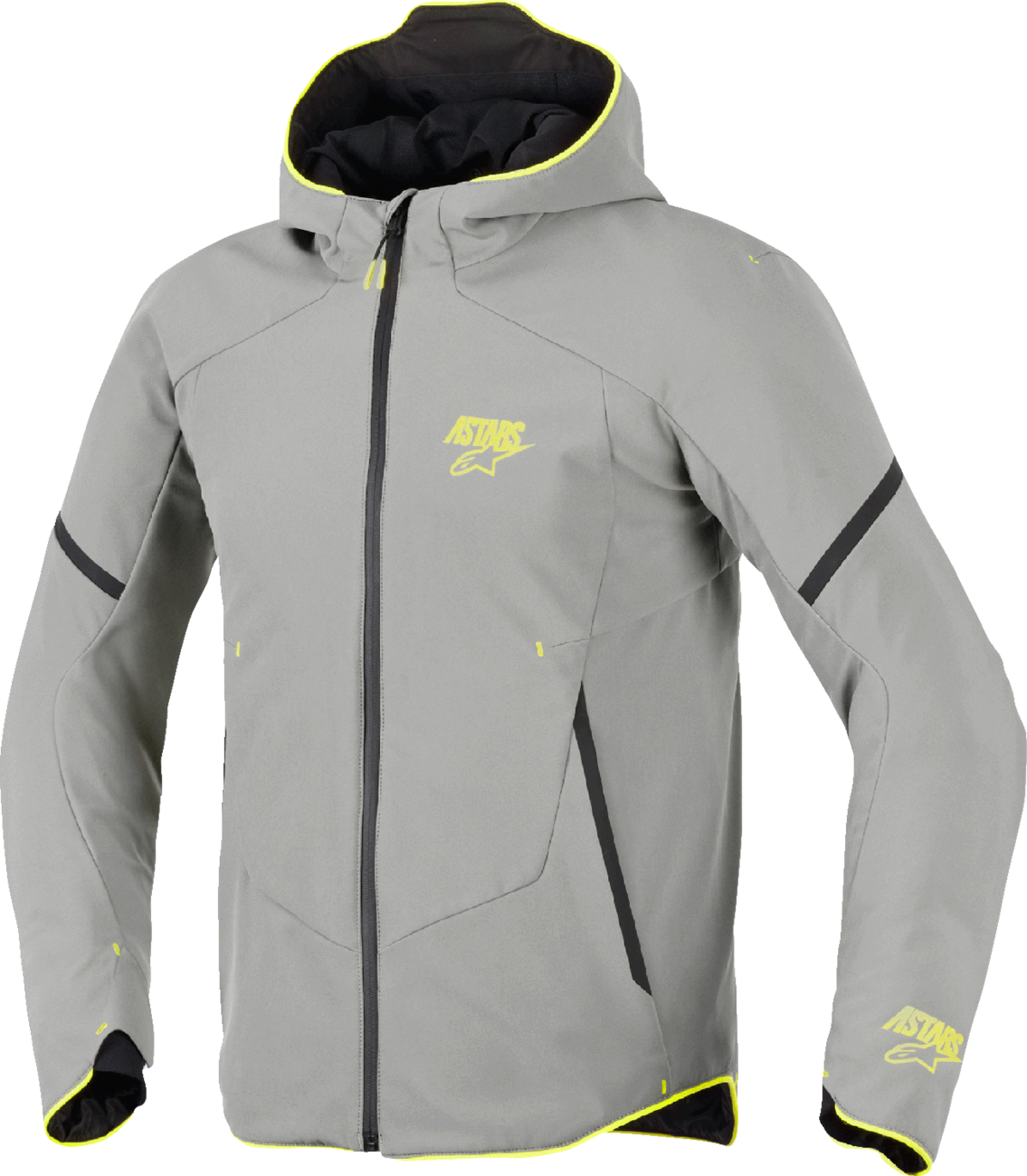ALPINESTARS Aeroshell Waterproof Jacket - Mid Gray/Yellow Fluo - XL 3200226-9116-XL