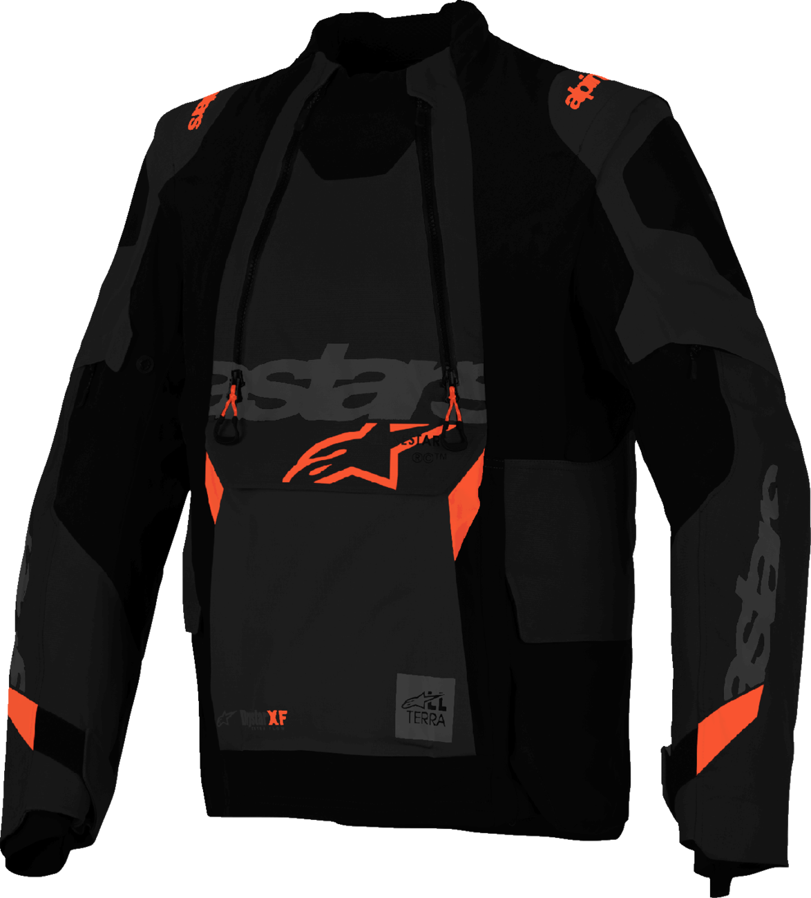 ALPINESTARS Halo Pro Drystar® XF Laminated Jacket - Black/Dark Shadow - 4XL 3200426-1065-4X