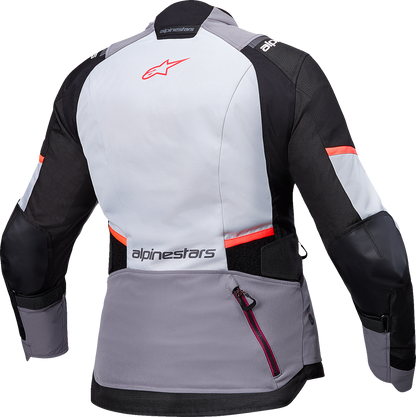 ALPINESTARS Stella Andes v4 Drystar® Jacket - Dark Gray/Ice Gray/Black/Coral - Large 3210126-9276-L