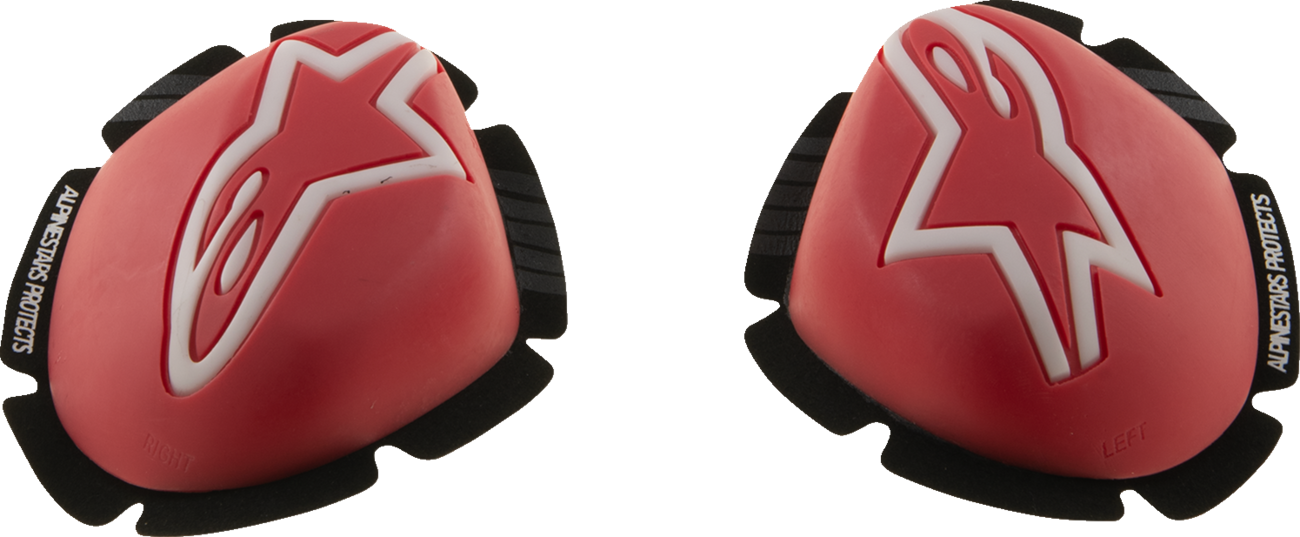 ALPINESTARS GP Tech Knee Sliders - Red/White 6400126-32