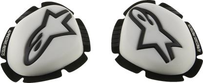 ALPINESTARS GP Plus Knee Sliders - White/Black 6400226-21
