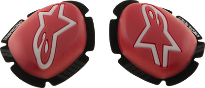 ALPINESTARS GP Plus Knee Sliders - Red/White 6400226-32