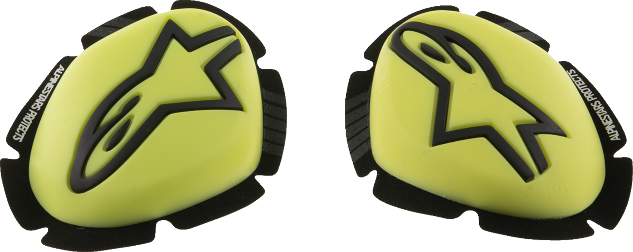 ALPINESTARS GP Plus Knee Sliders - Yellow Fluo/Black 6400226-551
