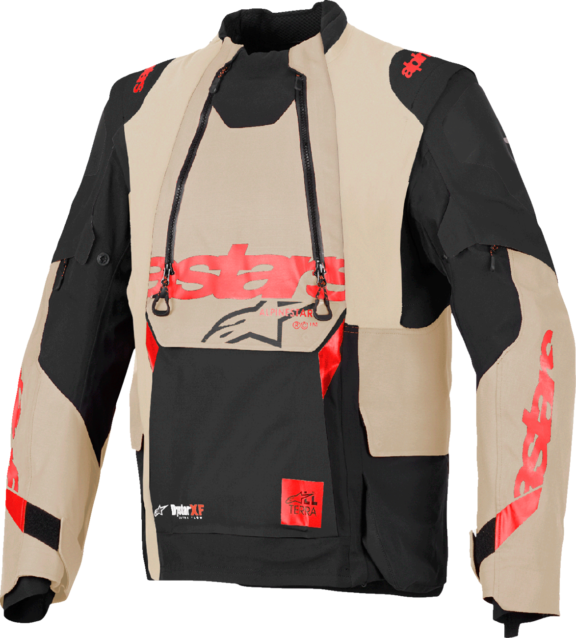ALPINESTARS Halo Pro Drystar® XF Laminated Jacket - Mastic/Black - Medium 3200426-8047-M