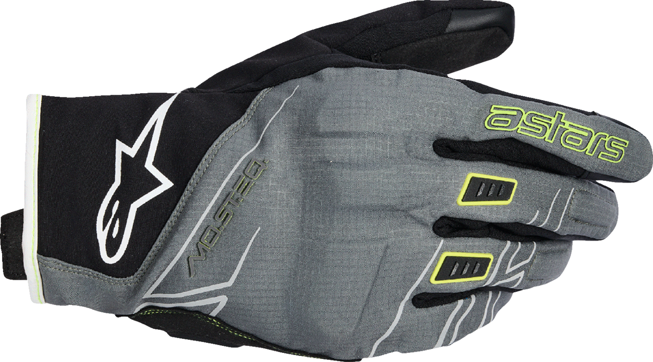 ALPINESTARS Moblast WP Gloves - Fur Gray/Black/Sulphur Yellow - Medium 3520226-9352-M