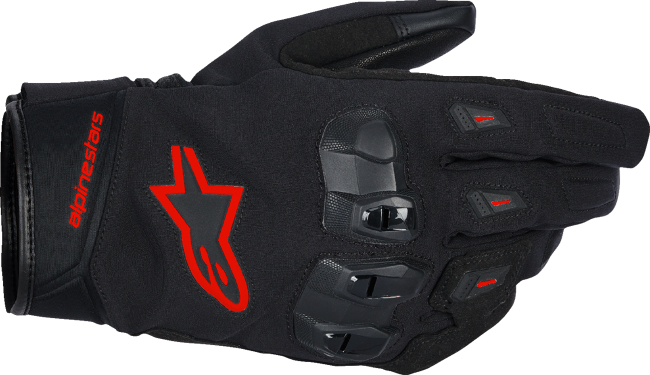 ALPINESTARS SP X Z WP Gloves - Black/Fluo Red - 2XL 3520126-1030-2XL