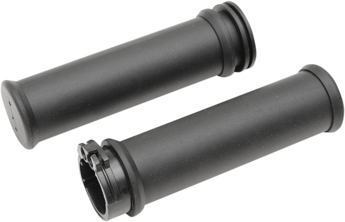 DRAG SPECIALTIES Replacement OEM-Style Rubber Grips w/ Sleeve - Small Diameter H17-0579