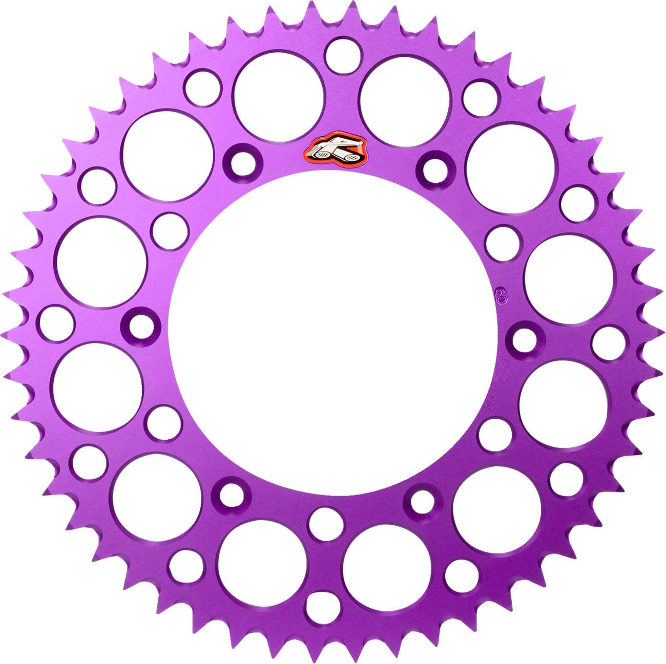 RENTHAL Rear Sprocket - Aluminum - 50 Tooth - Purple - Suzuki 123U-520-50GYPE