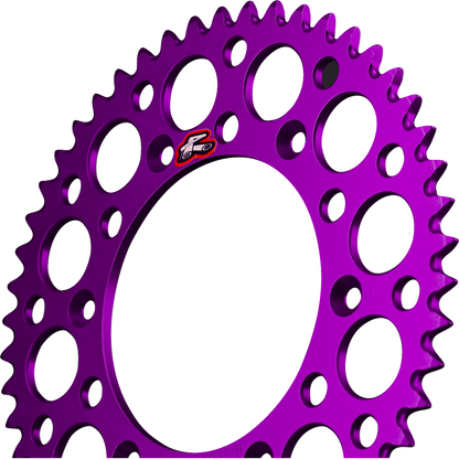 RENTHAL Rear Sprocket - Aluminum - 46 Tooth - Purple - Gas Gas/Husqvarna/KTM 441U-428-46GPPE