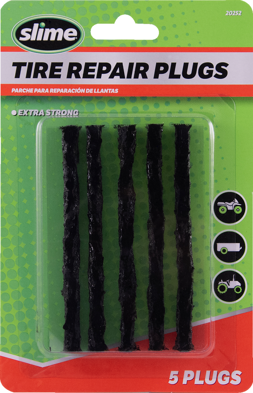 SLIME Tire Plugs - Black - 5 Pack 20252