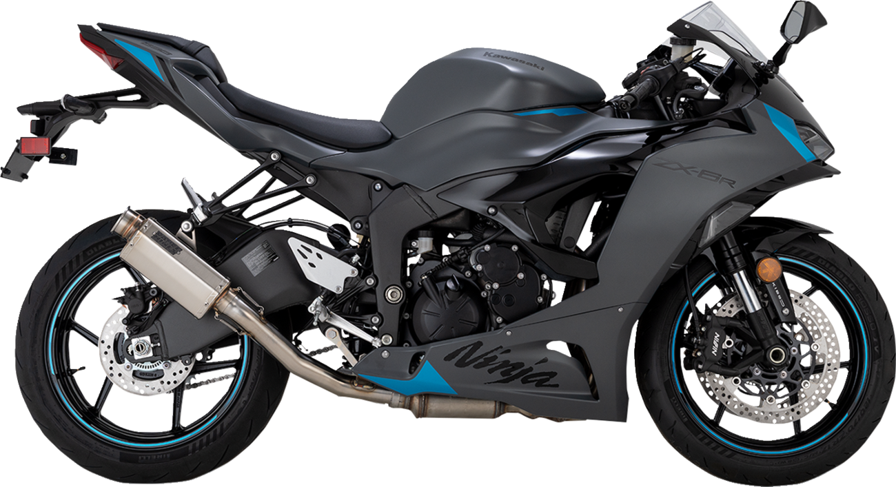 VANCE & HINES VS-6 Slip-On Muffler - Stainless Steel - Kawasaki Ninja ZX-6R 33603