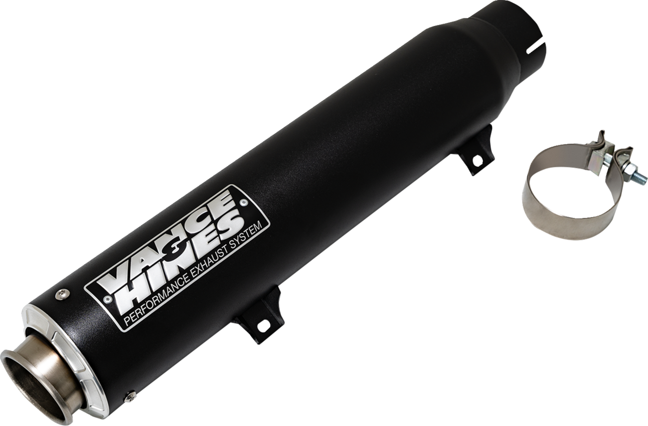 VANCE & HINES Supersport Slip-On Muffler - Black 46746