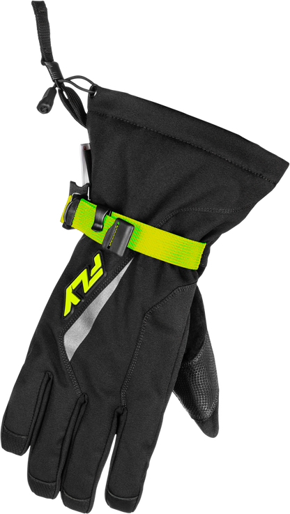 Title Gauntlet Gloves Black/Hi Vis Xs