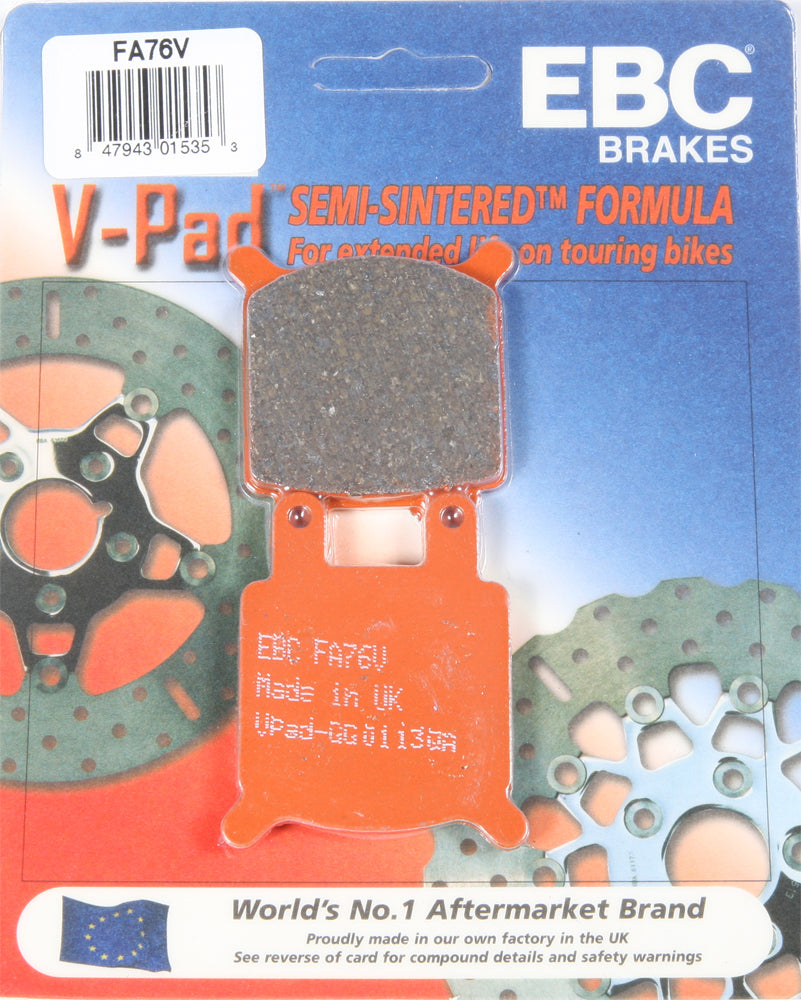 Brake Pads Fa76v Semi Sintered V Series