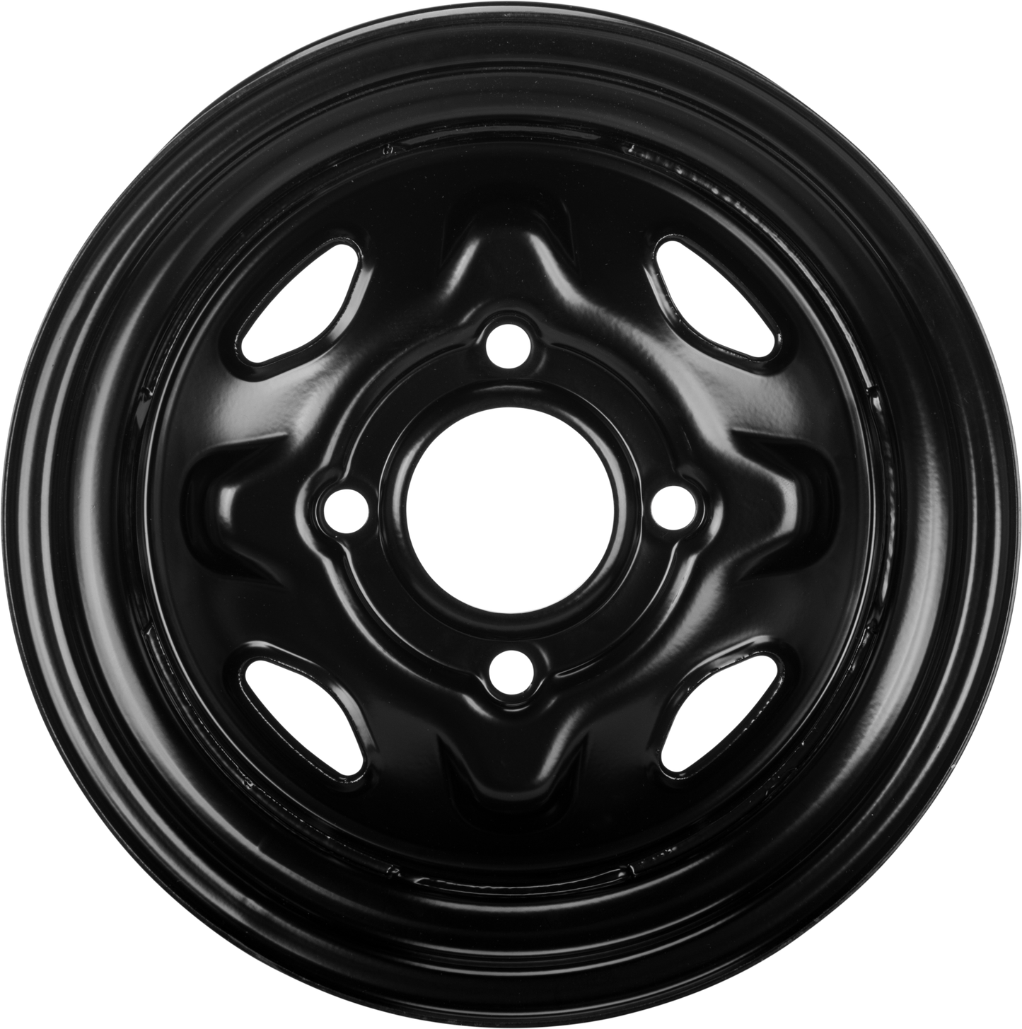 Sedona Steel 12x7 4/110 2+5 Blk Rear