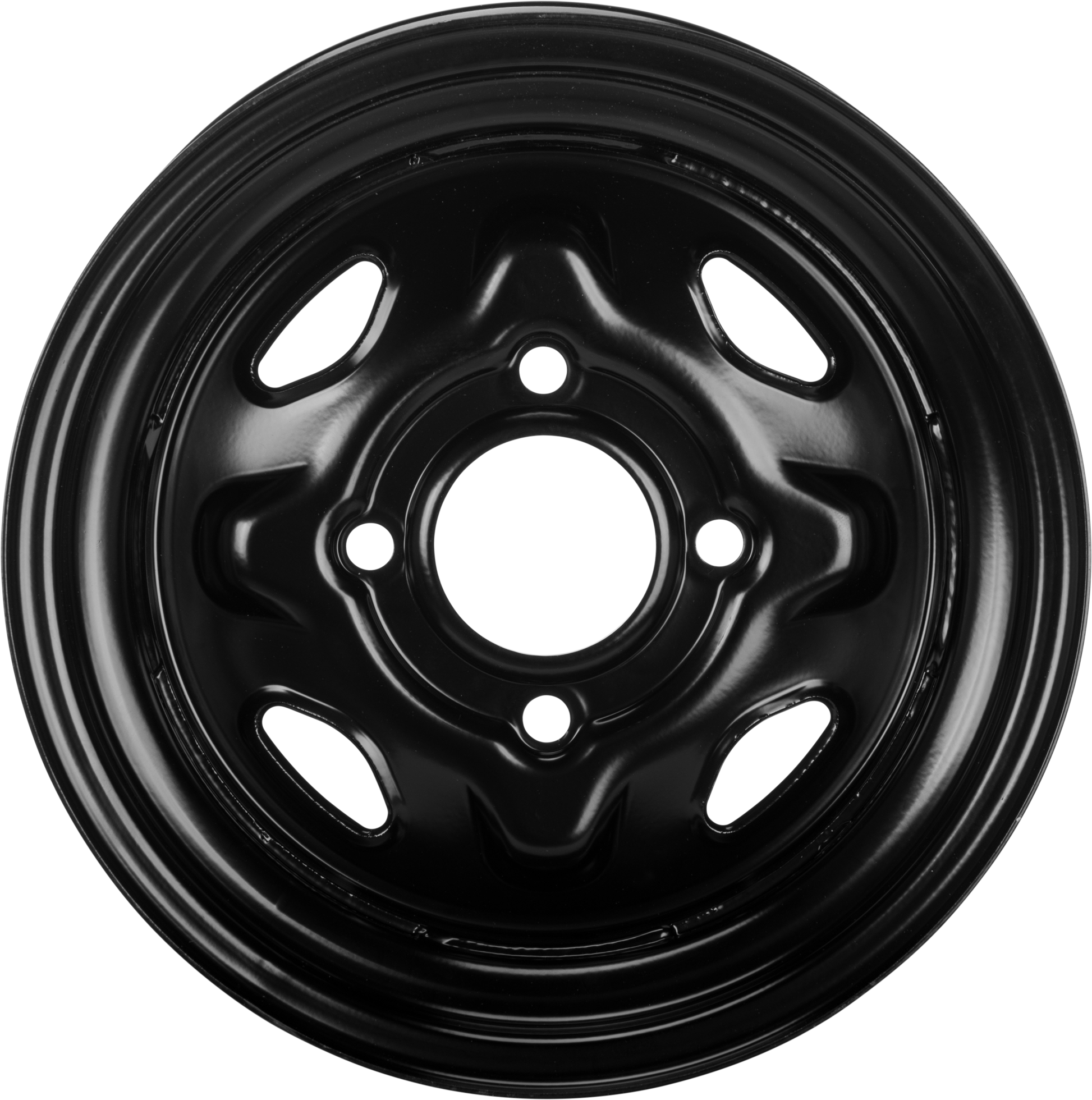 Sedona Steel 12x7 4/110 2+5 Blk Rear