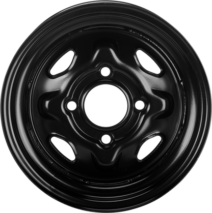 Sedona Steel 12x7 4/110 2+5 Blk Rear