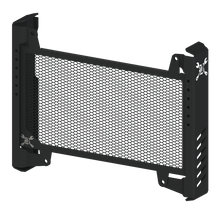 Slash Cut Radiator Cvr Black