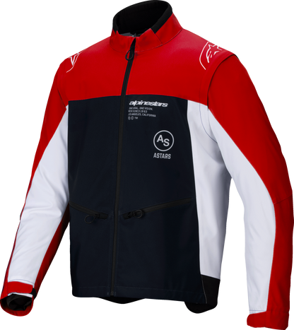 Lite Dura Softshell Jacket Black/Bright Red/White Sm