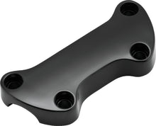Bikers Choice 74-Up Black Plain Handlebar Clamp With 1in. Bars