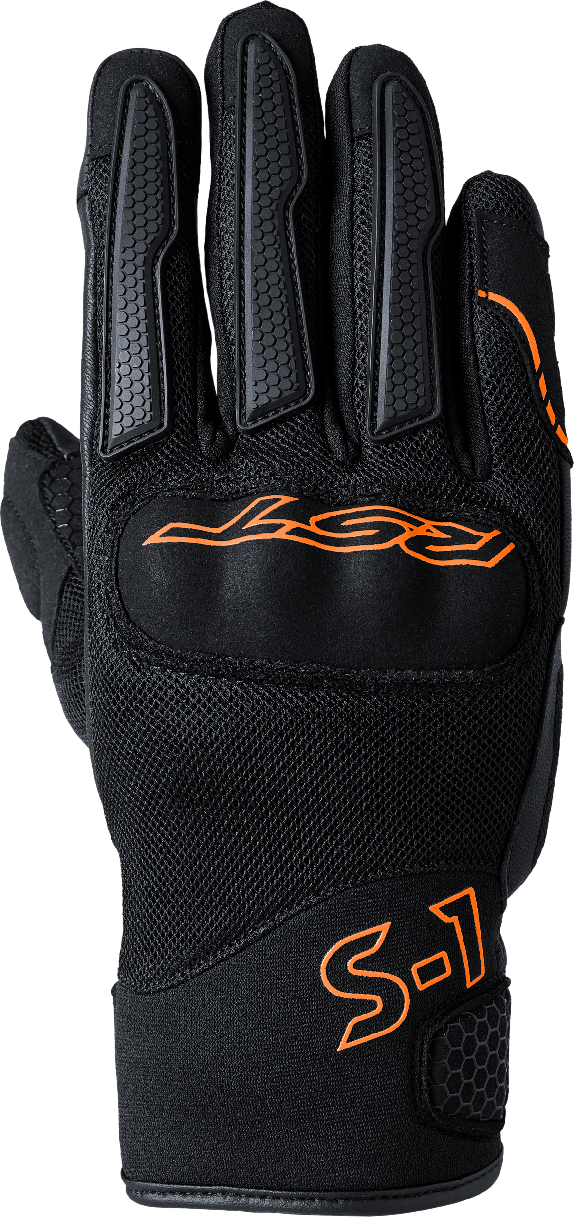 S1 Mesh Ce Glove Black/Neon Orange Sm