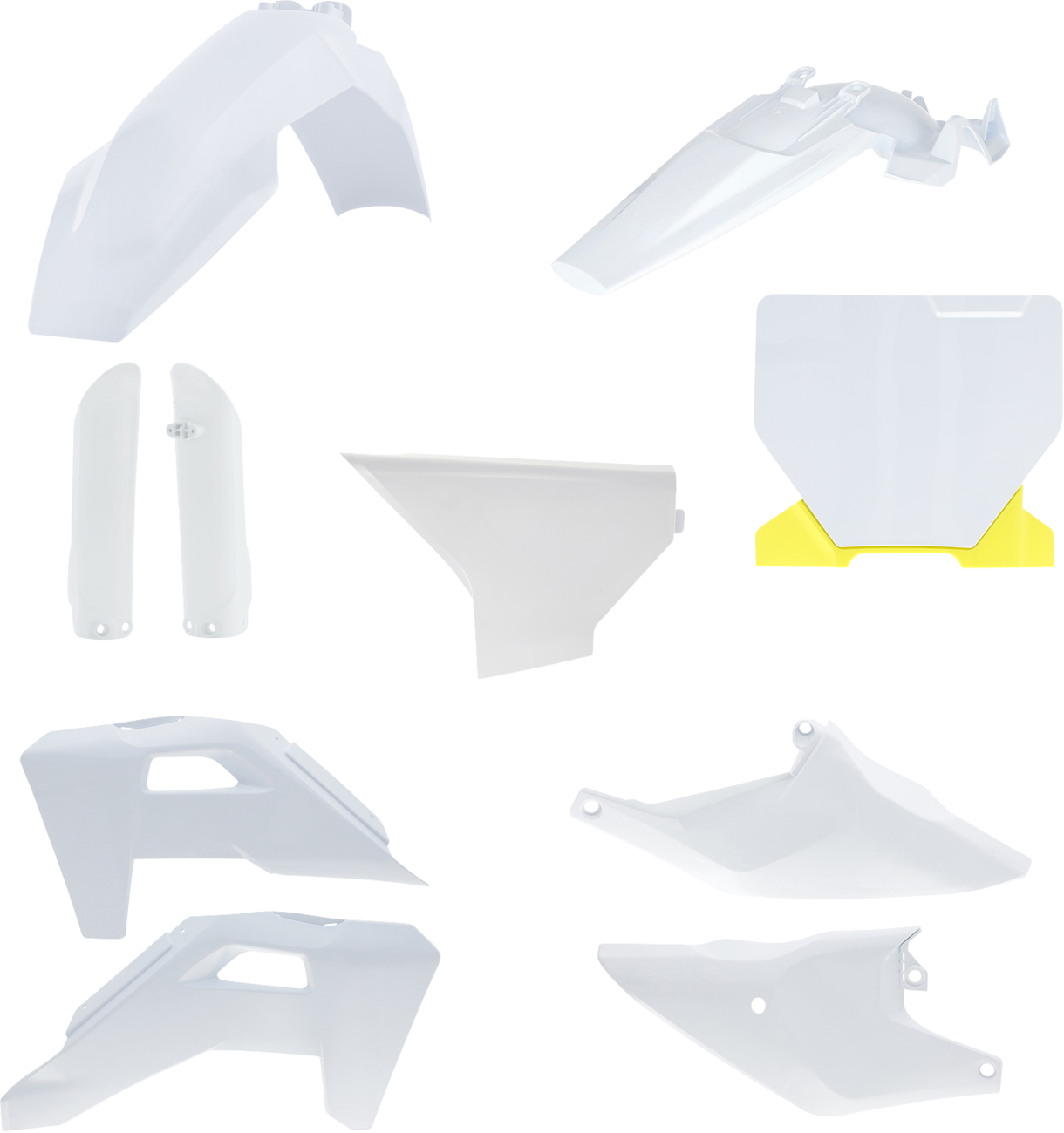 ACERBIS Full Body Kit -'25 OEM White/Yellow - Husqvarna - TC '25 2987418211