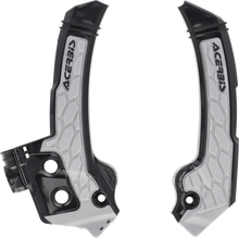 ACERBIS X-Grip Frame Guards - Black/Gray - Husqvarna - FC/FX/TC/TX 2987271001