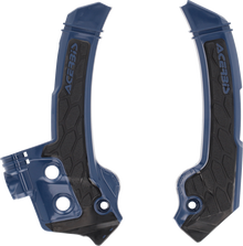 ACERBIS X-Grip Frame Guards - Blue/Black - Husqvarna - FC/FX/TC/TX 2987271034