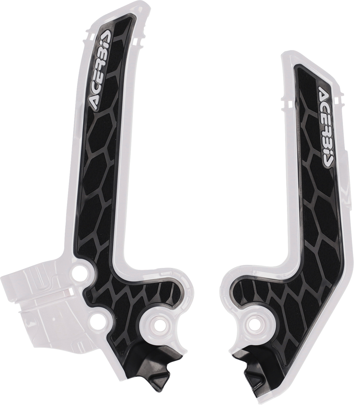 ACERBIS X-Grip Frame Guards - White/Black- Husqvarna - TC 2986931035