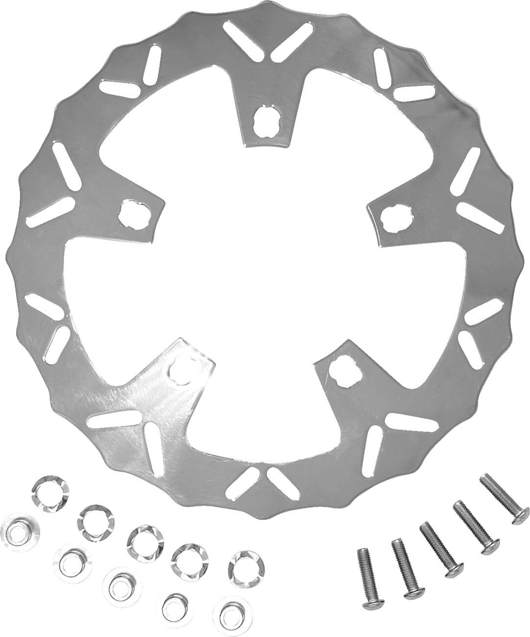 COASTAL MOTO Brake Rotor - 11.8" - Front - Stainless - '14-'23 Touring CM-FR-118DRSS