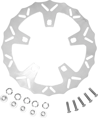 COASTAL MOTO Brake Rotor - 11.8" - Front - Polished - '14-'23 Touring CM-FR-118DRP
