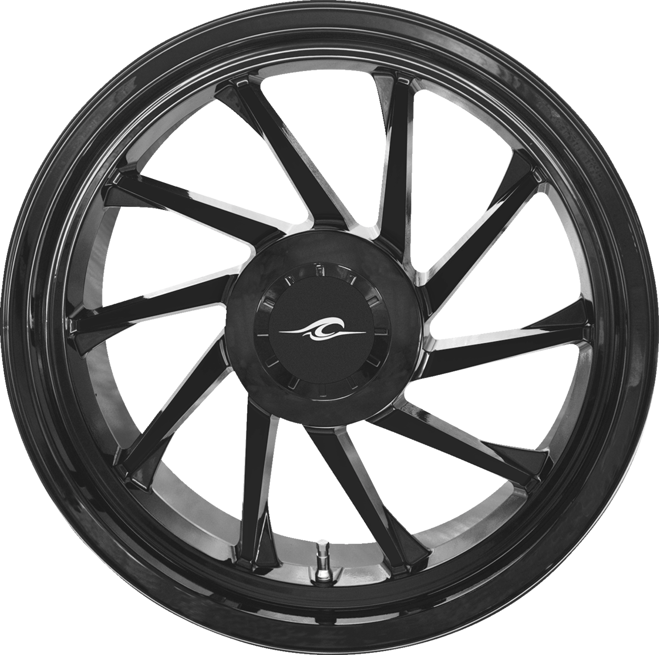 COASTAL MOTO Wheel - Hurricane 3D - Rear Right - Black - 18" - Trike 3D-HURR-187T-SB