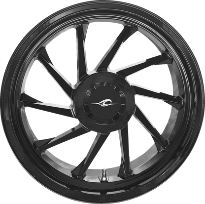 COASTAL MOTO Wheel - Hurricane 3D - Rear Left - Black - 18" - Trike 3D-HURL-187T-SB