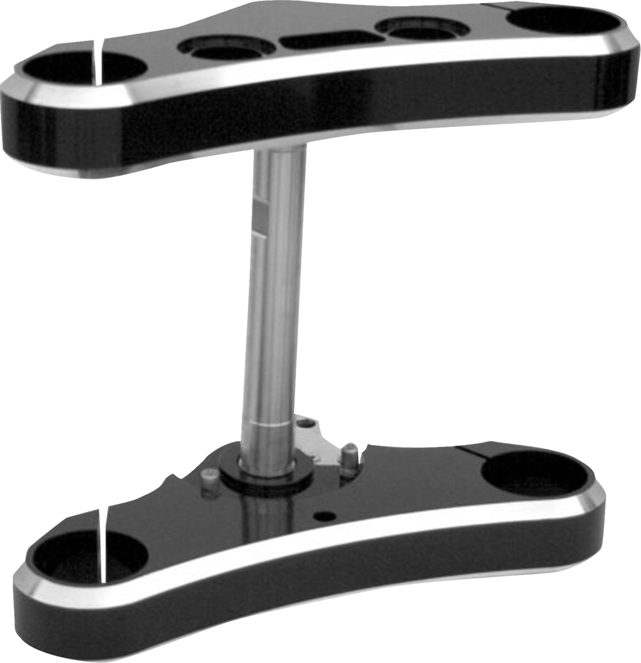 ACCUTRONIX Triple Tree - 49 mm - Black - 3° Rake - Elite Smooth TMD349-ESB