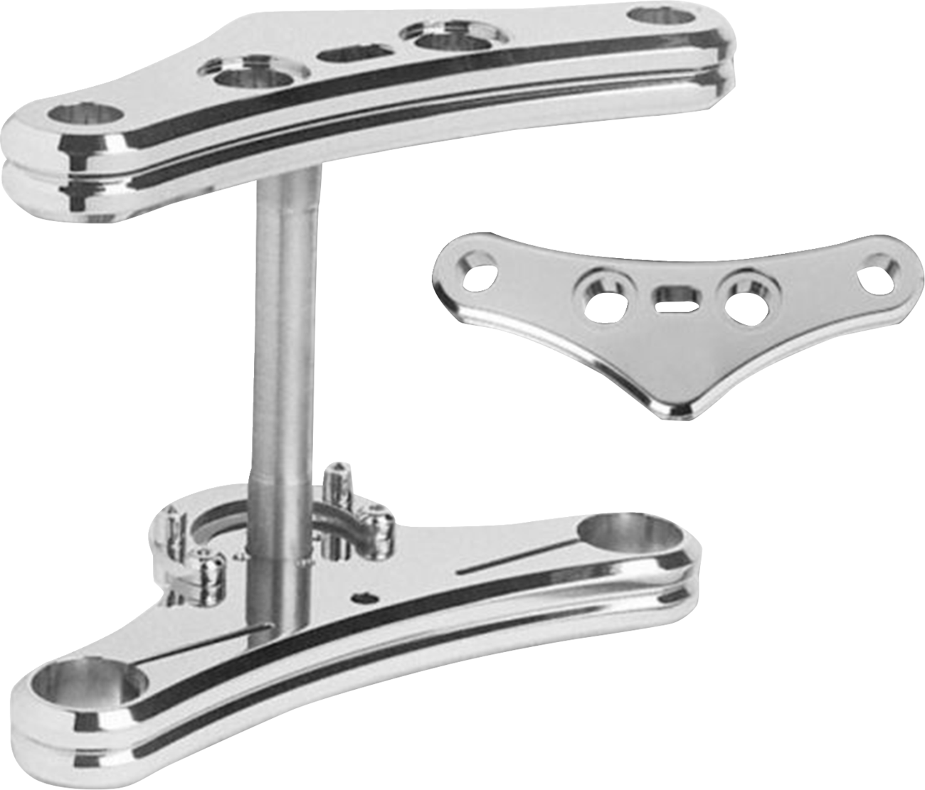 ACCUTRONIX Triple Tree - 41 mm - Black - 7° Rake - Elite TWR741-EB