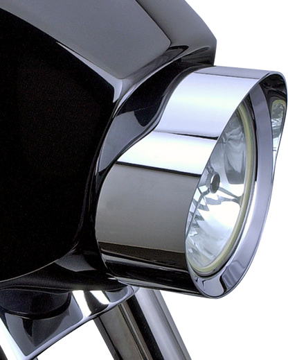 HEADWINDS Extended Headlight Bezel - 7" - Mariah - Chrome 1-7029MCA-0