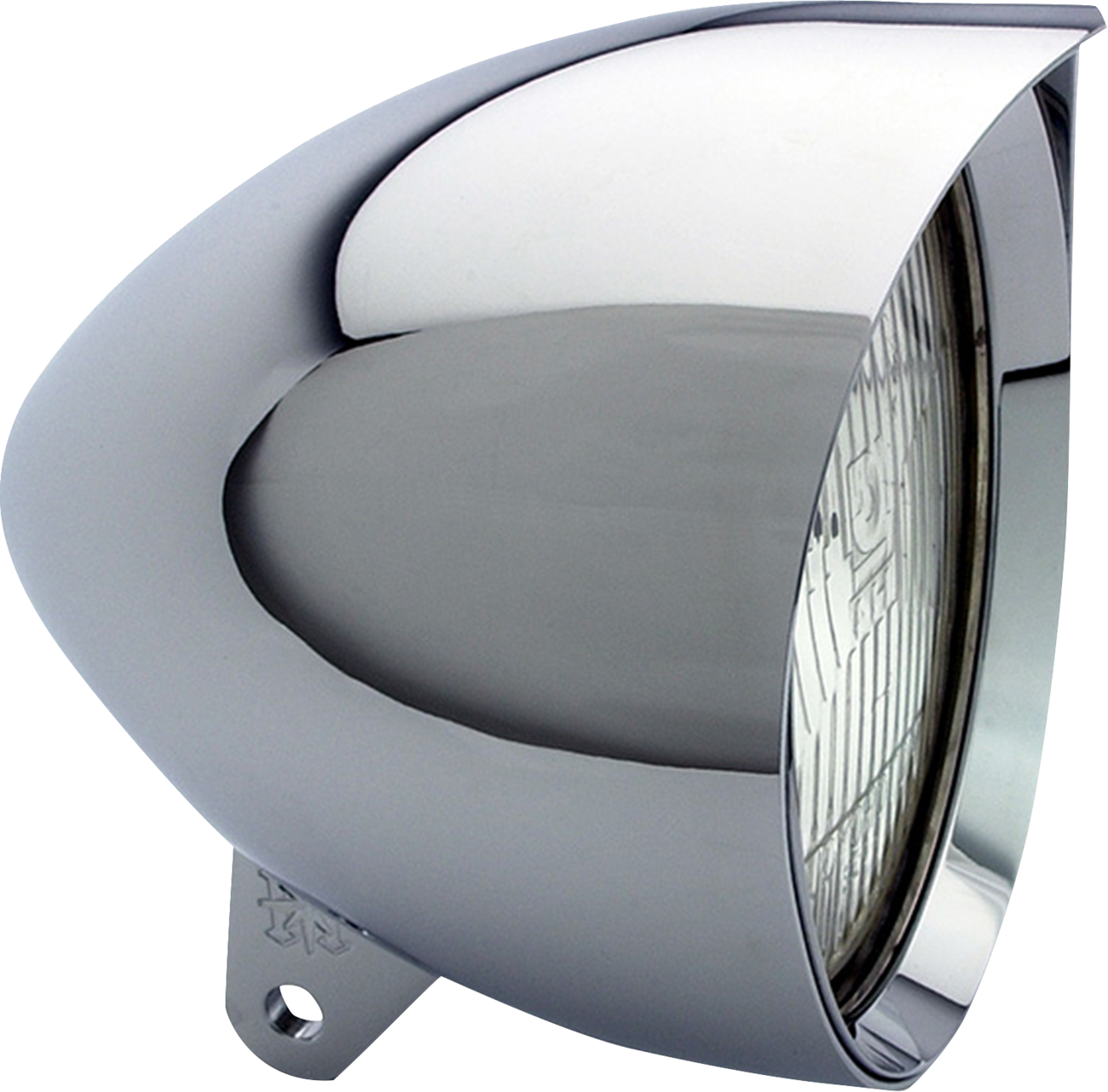 HEADWINDS Headlight Housing - 4-1/2" - Vampire Concours Bullet - Chrome 1-4500VCA