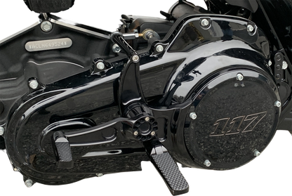HAWG HALTERS Dominator Mid Controls - with Pegs - Black MCK-FC24AS-FK