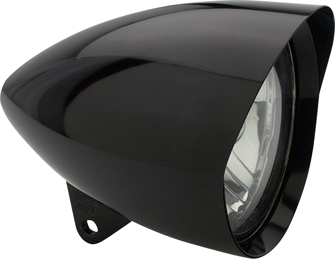 HEADWINDS Headlight Housing - 4-1/2" - Mariah Concours Bullet - Gloss Black 1-4900ZA