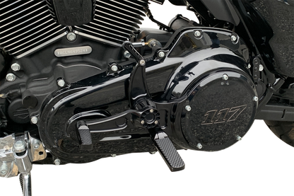 HAWG HALTERS Dominator Mid Controls - with Pegs - Black MCK-FC24AS-FK