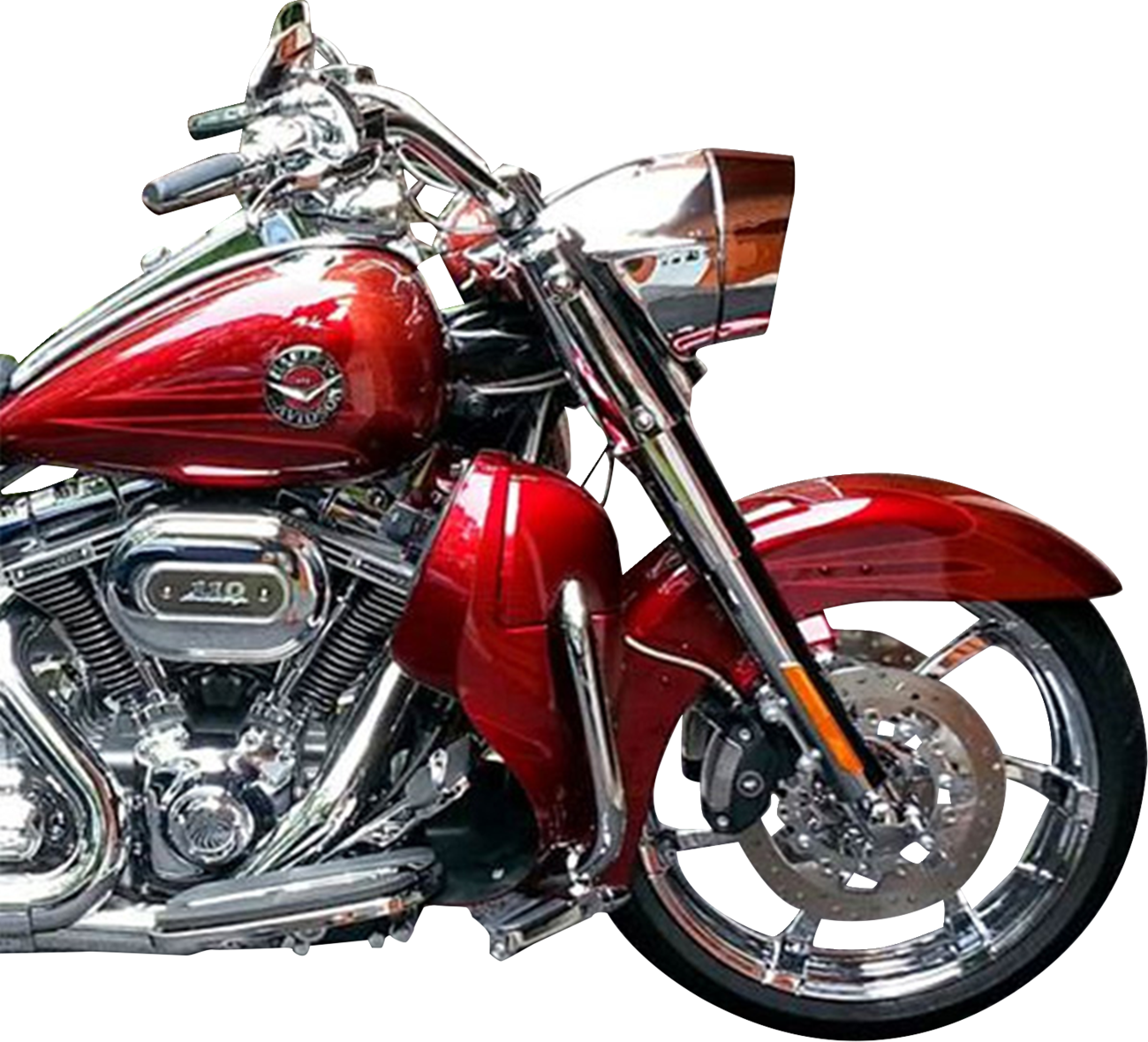 HEADWINDS Extended Headlight Bezel - 7" - Vista - Chrome 1-7128CA
