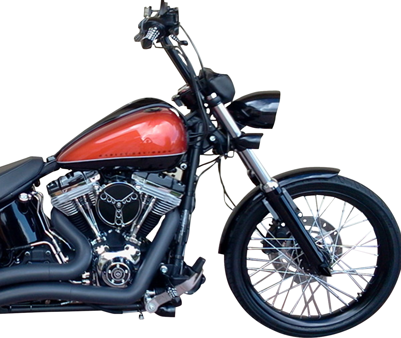 HEADWINDS Headlight Housing - 5-3/4" - Mariah Concours Rocket - Black 1-5900ZA