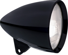 HEADWINDS Headlight Housing - 4-1/2" - Bradley Concours Rocket - Gloss Black 1-4800ZA