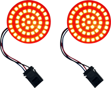 CUSTOM DYNAMICS Genesis® 4 Front Turn Signals - Red GEN-4-R-25ST