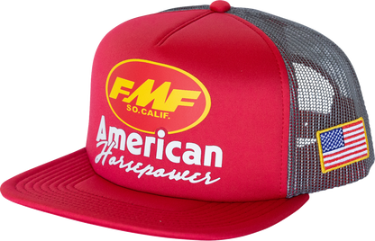 FMF Pony Power Trucker Hat - Red HO25196902RED