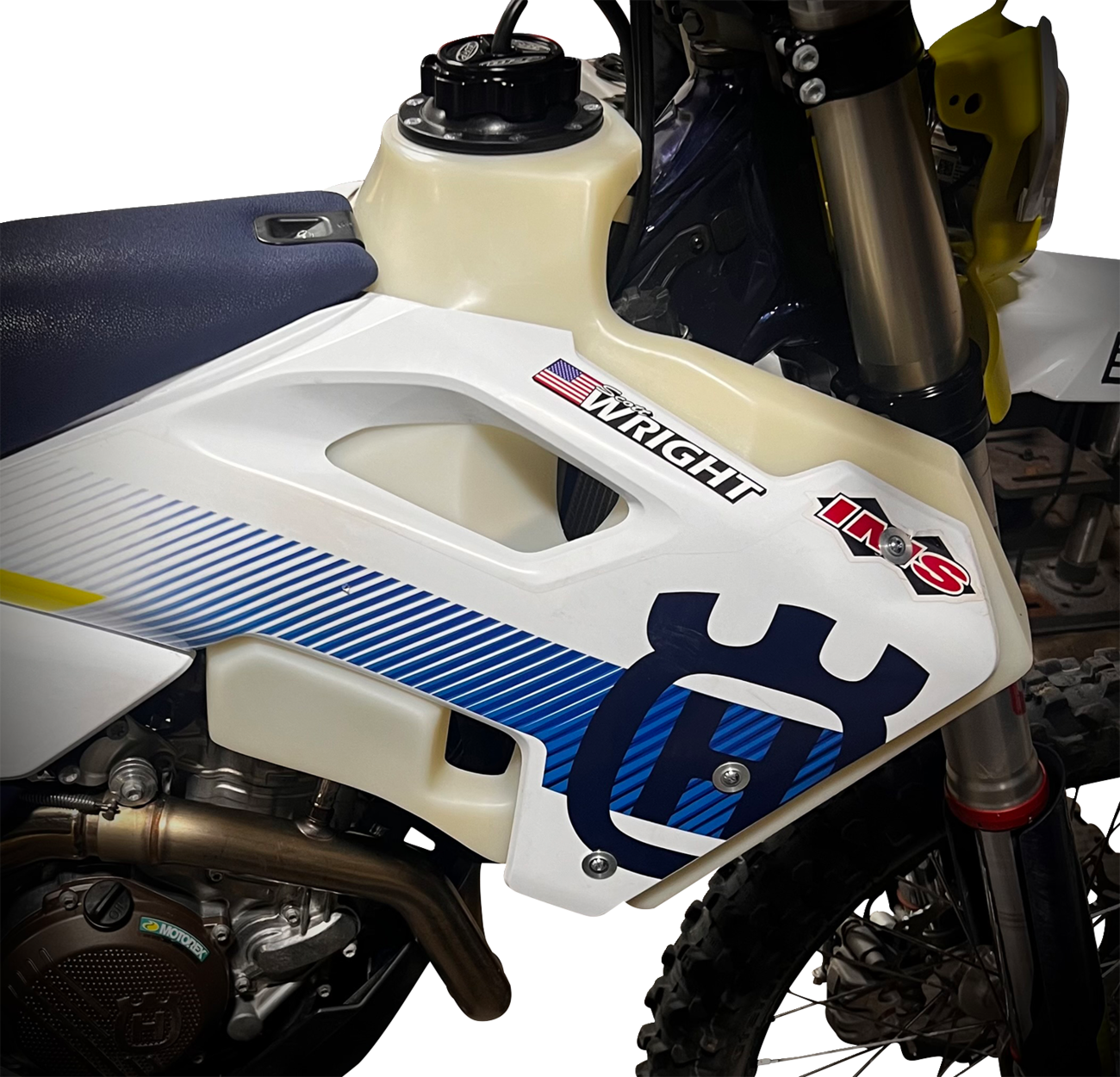 IMS PRODUCTS INC. Large-Capacity Gas Tank - Natural - Husqvarna - 4.5 Gallon 112443-N2