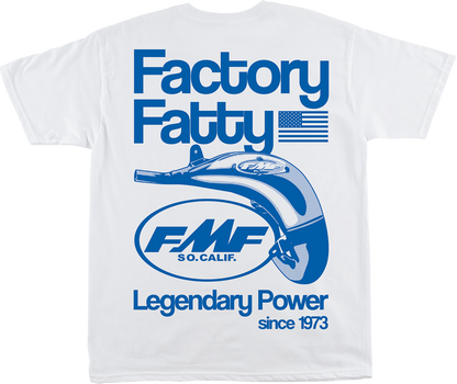 FMF Factory Fatty T-Shirt - White - Large HO25118902WHTLG