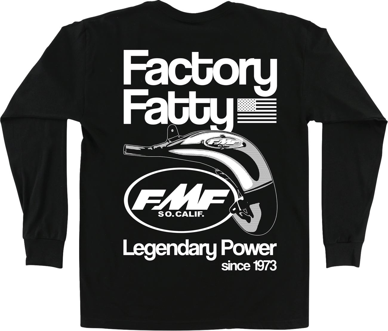 FMF Factory Fatty Long-Sleeve T-Shirt - Black - 2XL HO25119900BLK2X