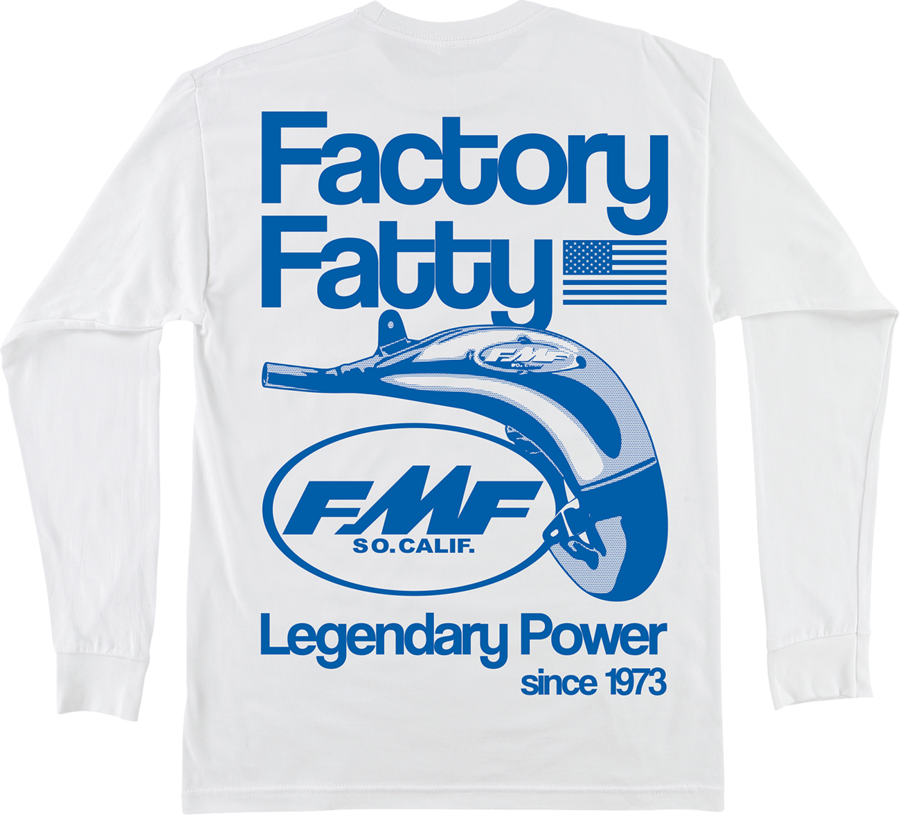 FMF Factory Fatty Long-Sleeve T-Shirt - White - Medium HO25119900WHTMD