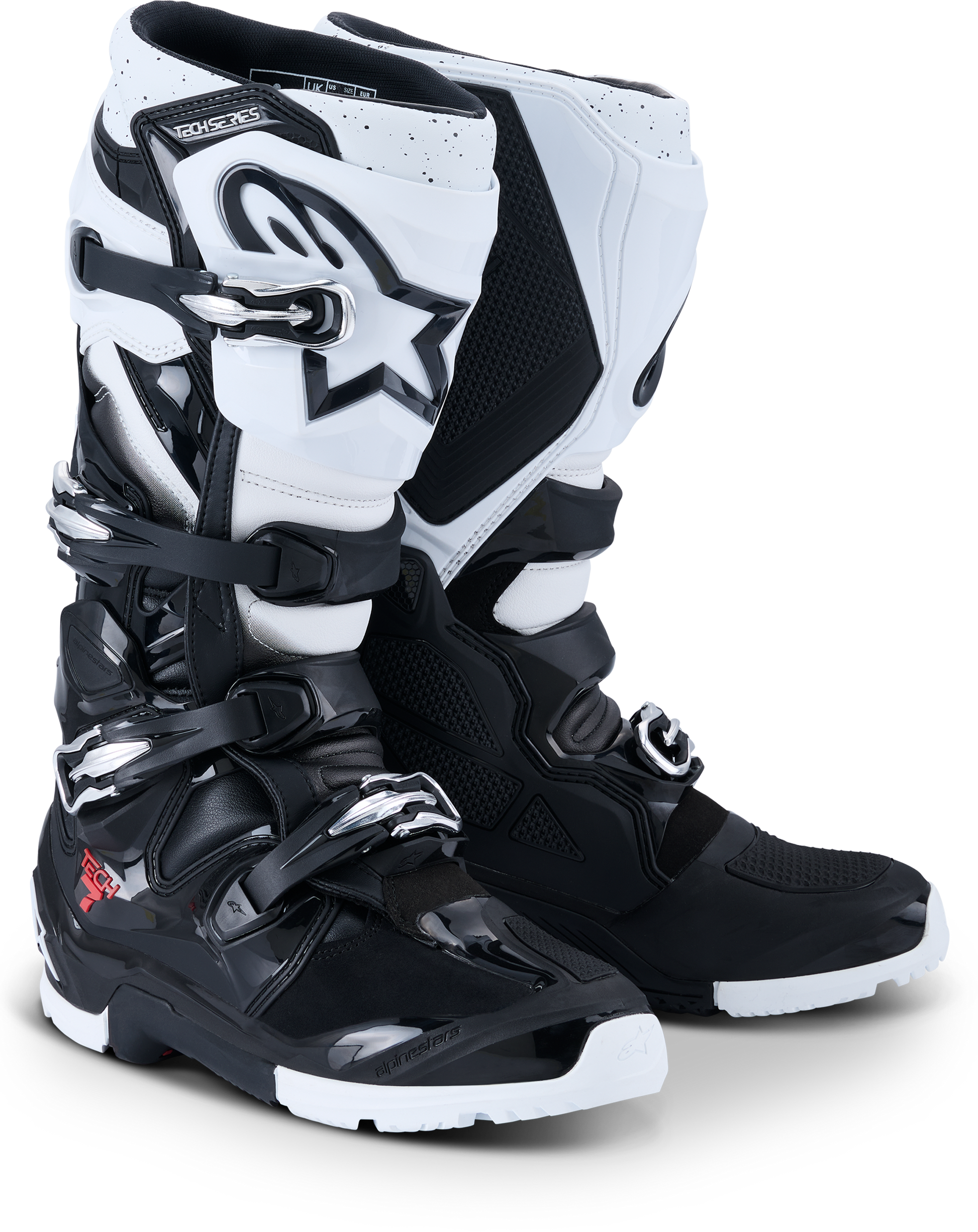 Tech 7 Enduro Black/White 9